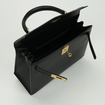 エルメス HERMES ケリー28 ケリー 28 バッグ トートバッグ ショルダーバッグ アルデンヌ ノワール noir ブラック Black 黒 ゴールド金具 ハンドバッグ ショルダーバッグ
