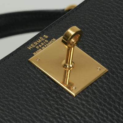 エルメス HERMES ケリー28 ケリー 28 バッグ トートバッグ ショルダーバッグ アルデンヌ ノワール noir ブラック Black 黒 ゴールド金具 ハンドバッグ ショルダーバッグ