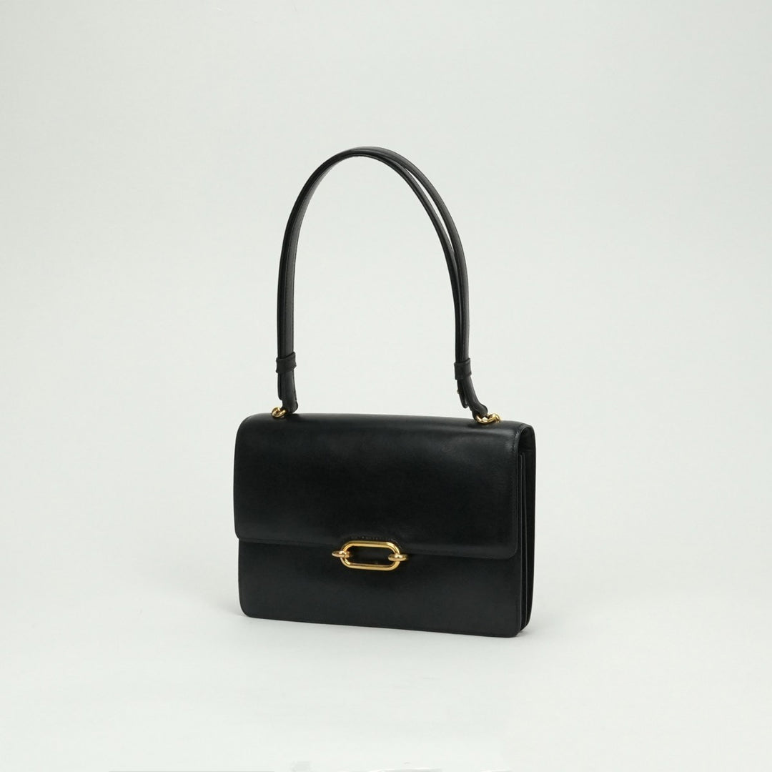 エルメス HERMES フォンスベル バッグ ショルダーバッグ ボックスカーフ ノワール Noir ブラック Black 黒 ゴールド金具 エルメス HERMES フォンスベル バッグ ショルダーバッグ ボックス