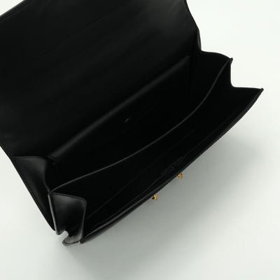 エルメス HERMES フォンスベル バッグ ショルダーバッグ ボックスカーフ ノワール Noir ブラック Black 黒 ゴールド金具