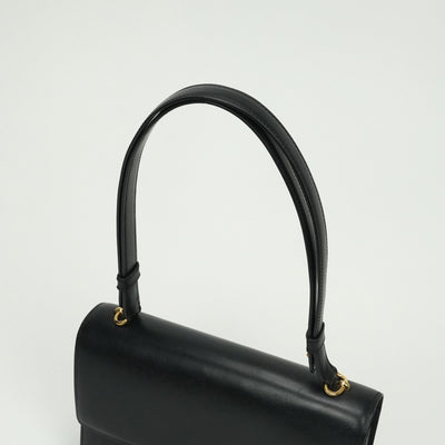 エルメス HERMES フォンスベル バッグ ショルダーバッグ ボックスカーフ ノワール Noir ブラック Black 黒 ゴールド金具