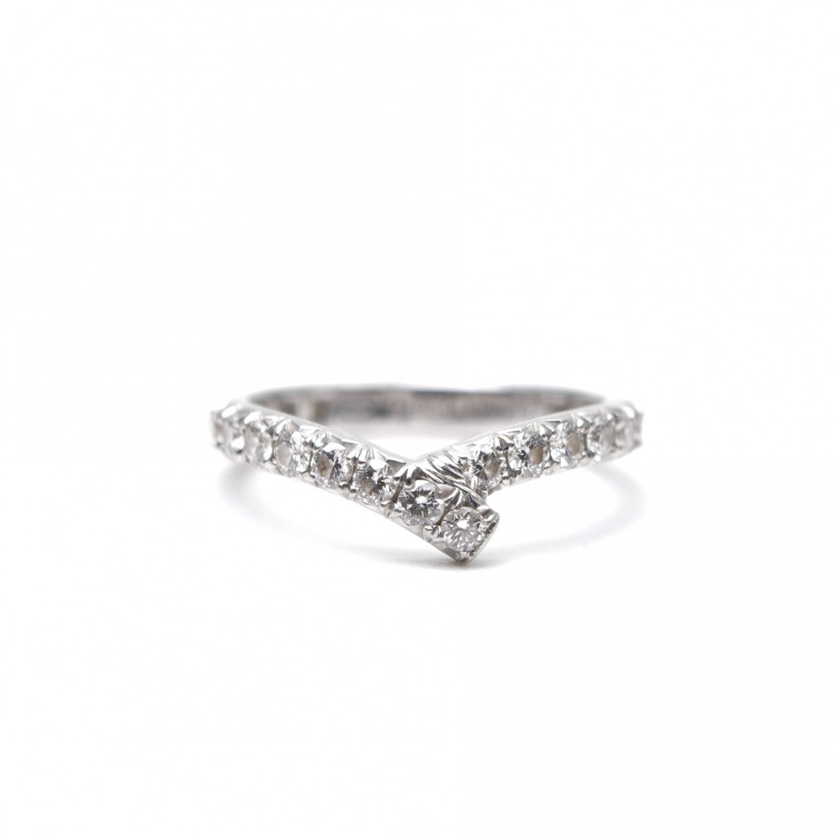 HARRY WINSTON 해리 윈스턴 리본 밴드 링 리본 밴드 링 다이아몬드 밴드 링 링 PT950 실버 플래티넘 다이아몬드 웨딩 링 결혼 반지