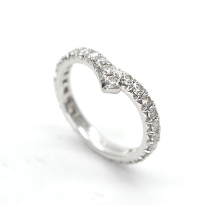 HARRY WINSTON 해리 윈스턴 리본 밴드 링 리본 밴드 링 다이아몬드 밴드 링 링 PT950 실버 플래티넘 다이아몬드 웨딩 링 결혼 반지