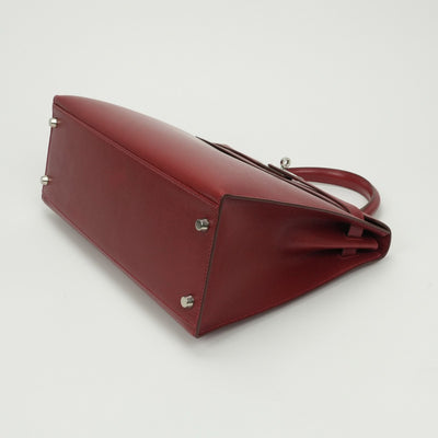 エルメス HERMES ケリー32 ケリー 32 バッグ トートバッグ ショルダーバッグ リセ ルージュヴィフ Rougevif レッド Red 赤 シルバー金具 ハンドバッグ 2Way Sマーク