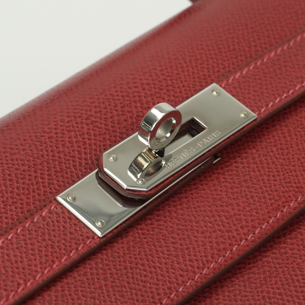 エルメス HERMES ケリー32 ケリー 32 バッグ トートバッグ ショルダーバッグ リセ ルージュヴィフ Rougevif レッド Red 赤 シルバー金具 ハンドバッグ 2Way Sマーク