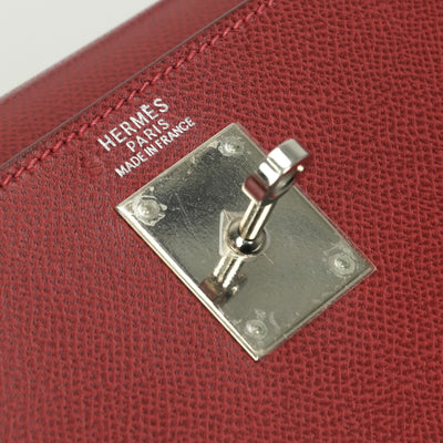 エルメス HERMES ケリー32 ケリー 32 バッグ トートバッグ ショルダーバッグ リセ ルージュヴィフ Rougevif レッド Red 赤 シルバー金具 ハンドバッグ 2Way Sマーク