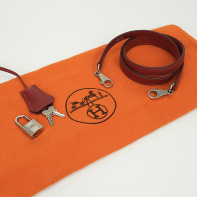 エルメス HERMES ケリー32 ケリー 32 バッグ トートバッグ ショルダーバッグ リセ ルージュヴィフ Rougevif レッド Red 赤 シルバー金具 ハンドバッグ 2Way Sマーク