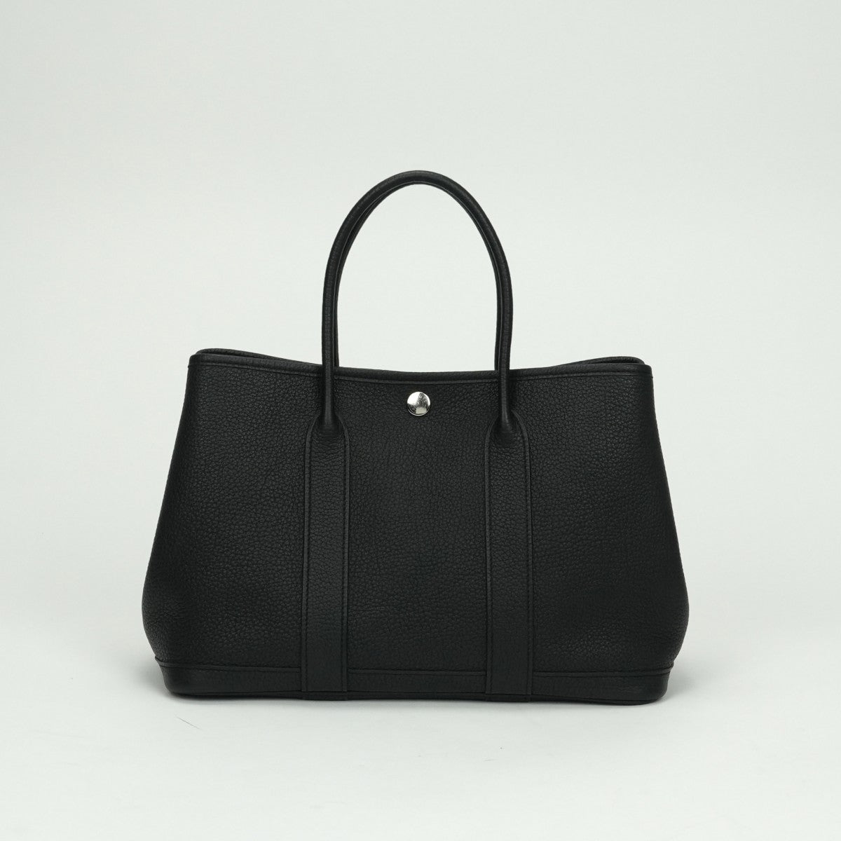 エルメス HERMES ガーデンパーティTPM ガーデンパーティ TPM ガーデンパーティ30 ガーデンパーティー バッグ トートバッグ ネゴンダ ノワール Noir ブラック Black 黒 シルバー金具 ハンドバッグ