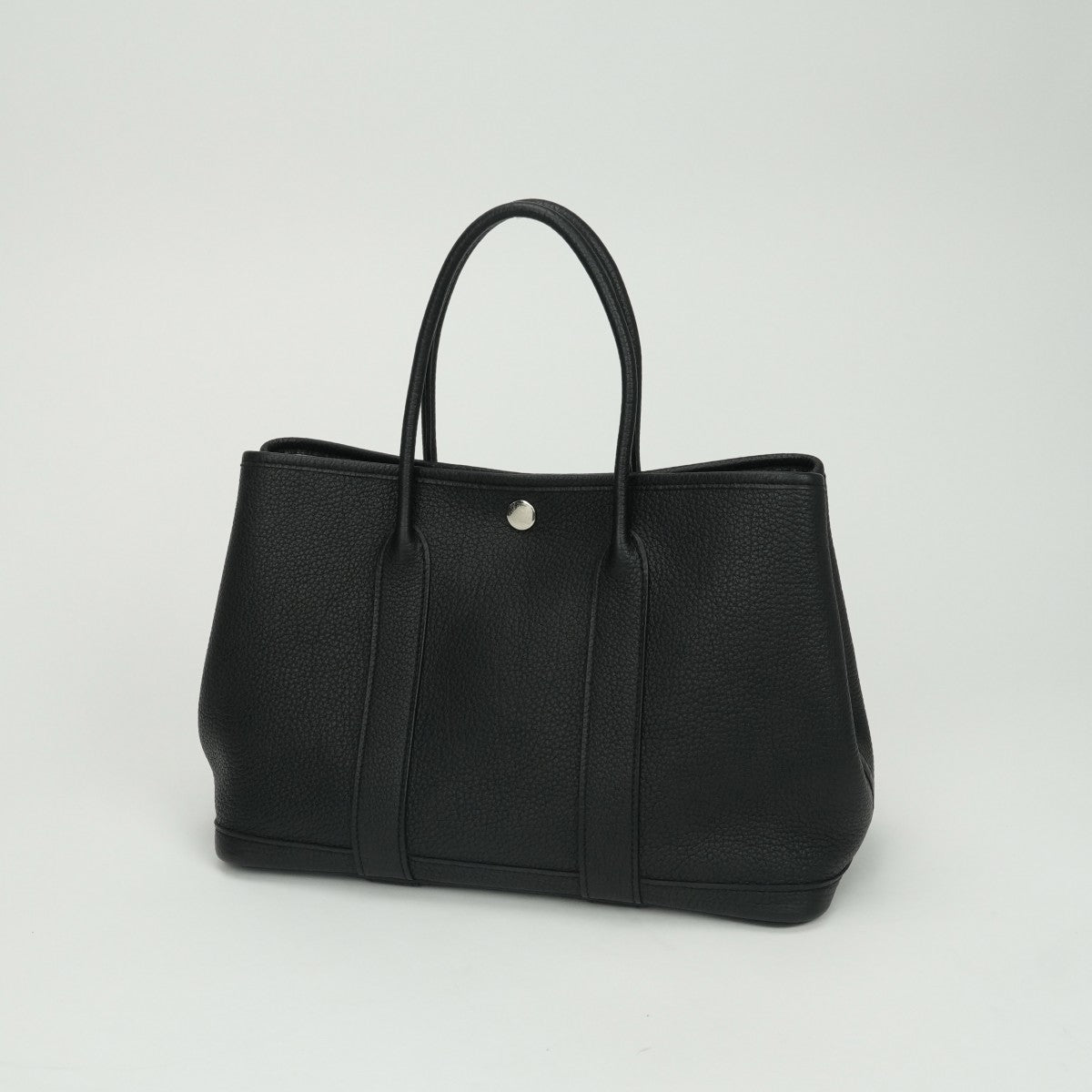 エルメス HERMES ガーデンパーティTPM ガーデンパーティ TPM ガーデンパーティ30 ガーデンパーティー バッグ トートバッグ ネゴンダ ノワール Noir ブラック Black 黒 シルバー金具 ハンドバッグ
