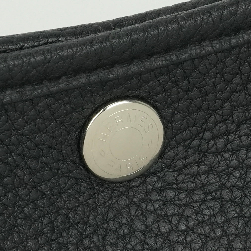 エルメス HERMES ガーデンパーティTPM ガーデンパーティ TPM ガーデンパーティ30 ガーデンパーティー バッグ トートバッグ ネゴンダ ノワール Noir ブラック Black 黒 シルバー金具 ハンドバッグ