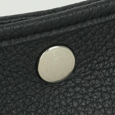 エルメス HERMES ガーデンパーティTPM ガーデンパーティ TPM ガーデンパーティ30 ガーデンパーティー バッグ トートバッグ ネゴンダ ノワール Noir ブラック Black 黒 シルバー金具 ハンドバッグ
