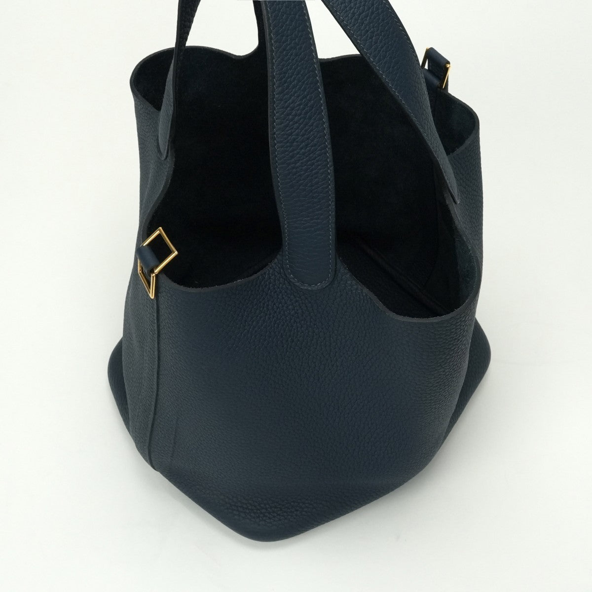 エルメス HERMES ピコタンロックMM ピコタンロック MM ピコタンロック22 バッグ トートバッグ トリヨンクレマンス ブルードプリュス Bluedeprusse ダークブルー 紺 ゴールド金具