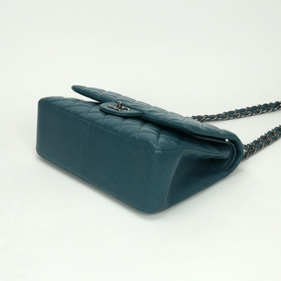 シャネル CHANEL マトラッセ マトラッセ30 デカマトラッセ デカマト バッグ ショルダーバッグ ラムスキン ブルー Blue 青 シルバー金具 チェーンショルダーバッグ ココマーク ターンロック ダブルフラップ Wフラップ ダブルチェーン Wチェーン