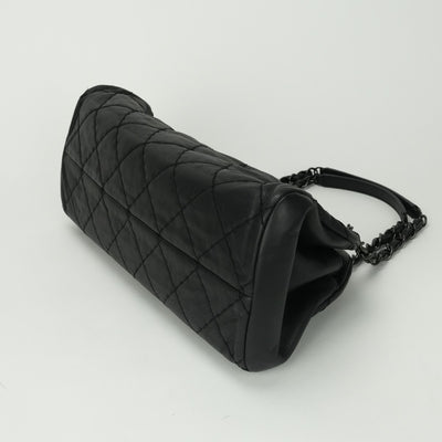 シャネル CHANEL マトラッセ ココマーク マドモアゼル バッグ ショルダーバッグ レザー ブラック Black 黒 ブラック金具 チェーンショルダーバッグ チェーンバッグ