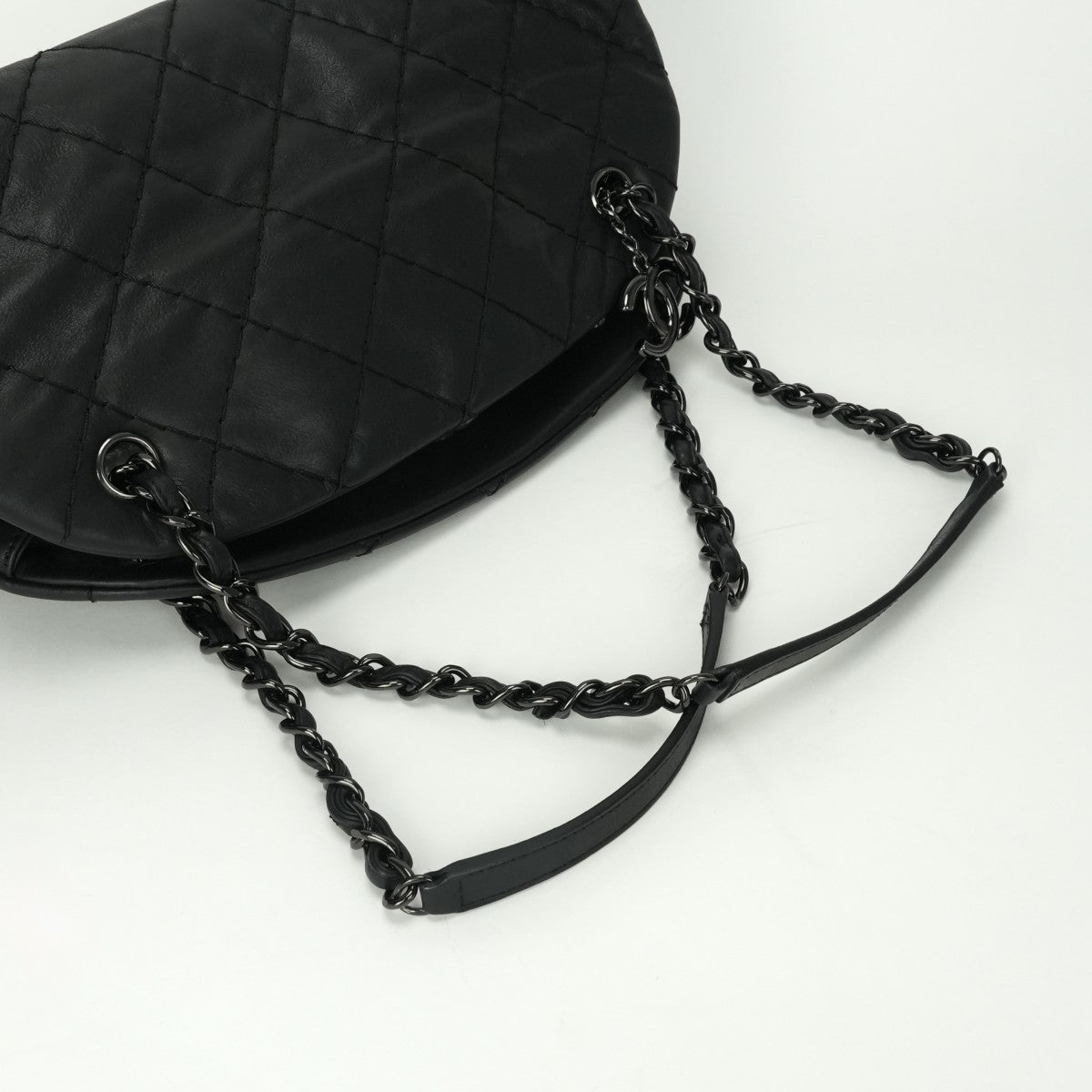 シャネル CHANEL マトラッセ ココマーク マドモアゼル バッグ ショルダーバッグ レザー ブラック Black 黒 ブラック金具 チェーンショルダーバッグ チェーンバッグ