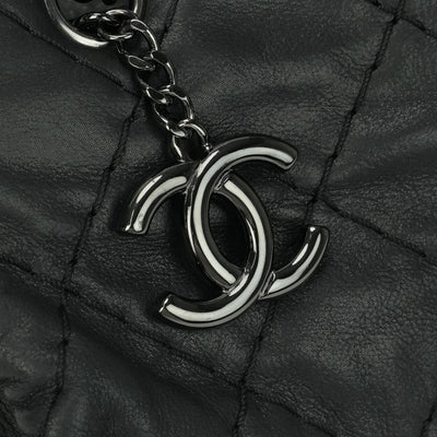 シャネル CHANEL マトラッセ ココマーク マドモアゼル バッグ ショルダーバッグ レザー ブラック Black 黒 ブラック金具 チェーンショルダーバッグ チェーンバッグ