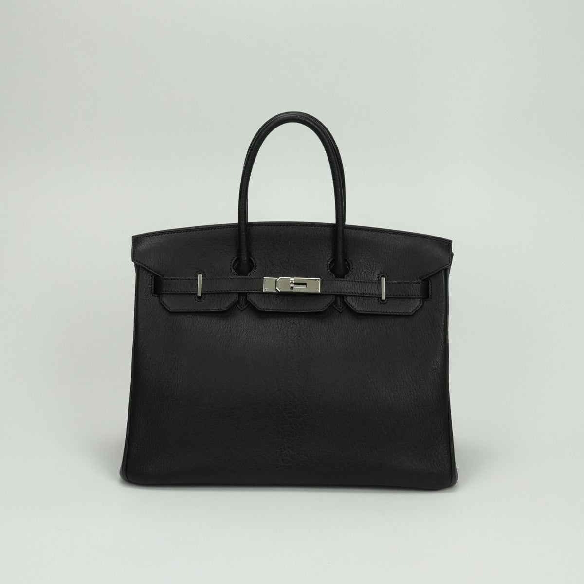 エルメス HERMES バーキン35 バーキン 35 バッグ トートバッグ コロマンデル ノワール Noir ブラック Black 黒 シルバー金具 ハンドバッグ シェーブル シェブルミゾル