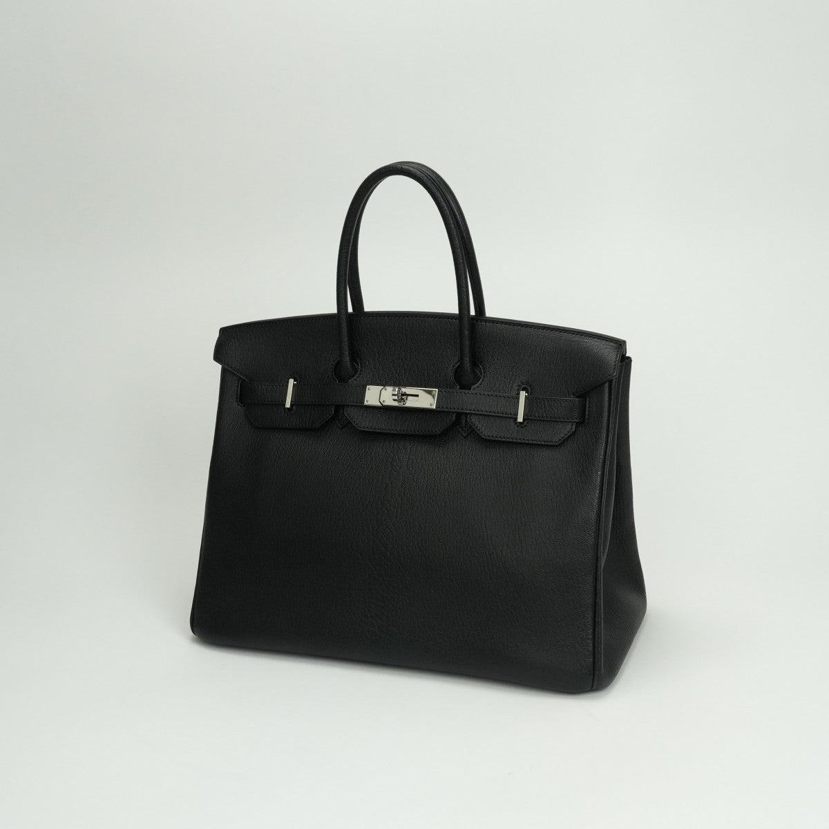エルメス HERMES バーキン35 バーキン 35 バッグ トートバッグ コロマンデル ノワール Noir ブラック Black 黒 シルバー金具 ハンドバッグ シェーブル シェブルミゾル