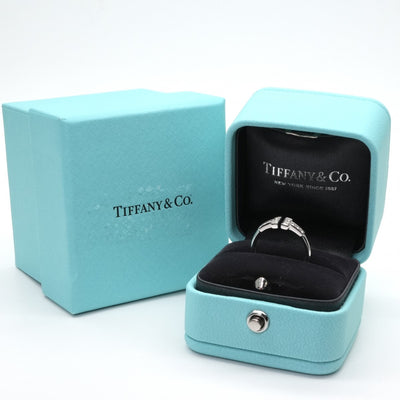 ティファニー TIFFANY&Co. ワイヤー リング Tワイヤー 18K ホワイトゴールド ティファニー T リング 指輪 750WG シルバー ダイヤモンド 　ホワイトゴールド