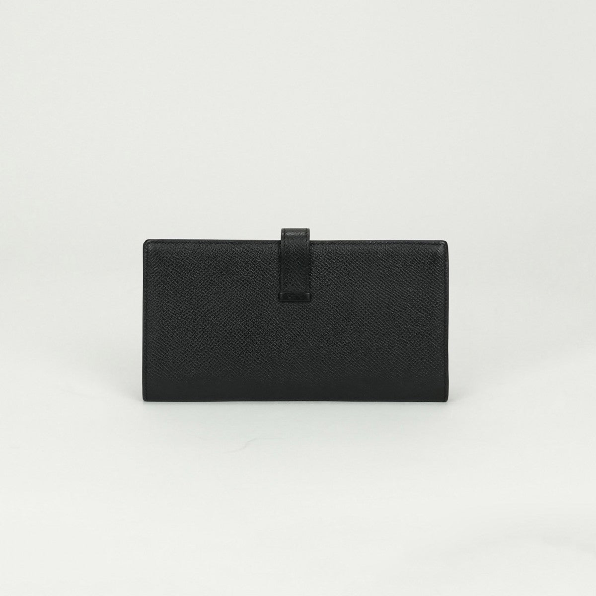 エルメス HERMES ベアンスフレ ベアン スフレ 財布 長財布 ロングウォレット エプソン ノワール Noir ブラック Black 黒 シルバー金具 ヴォーエプソン