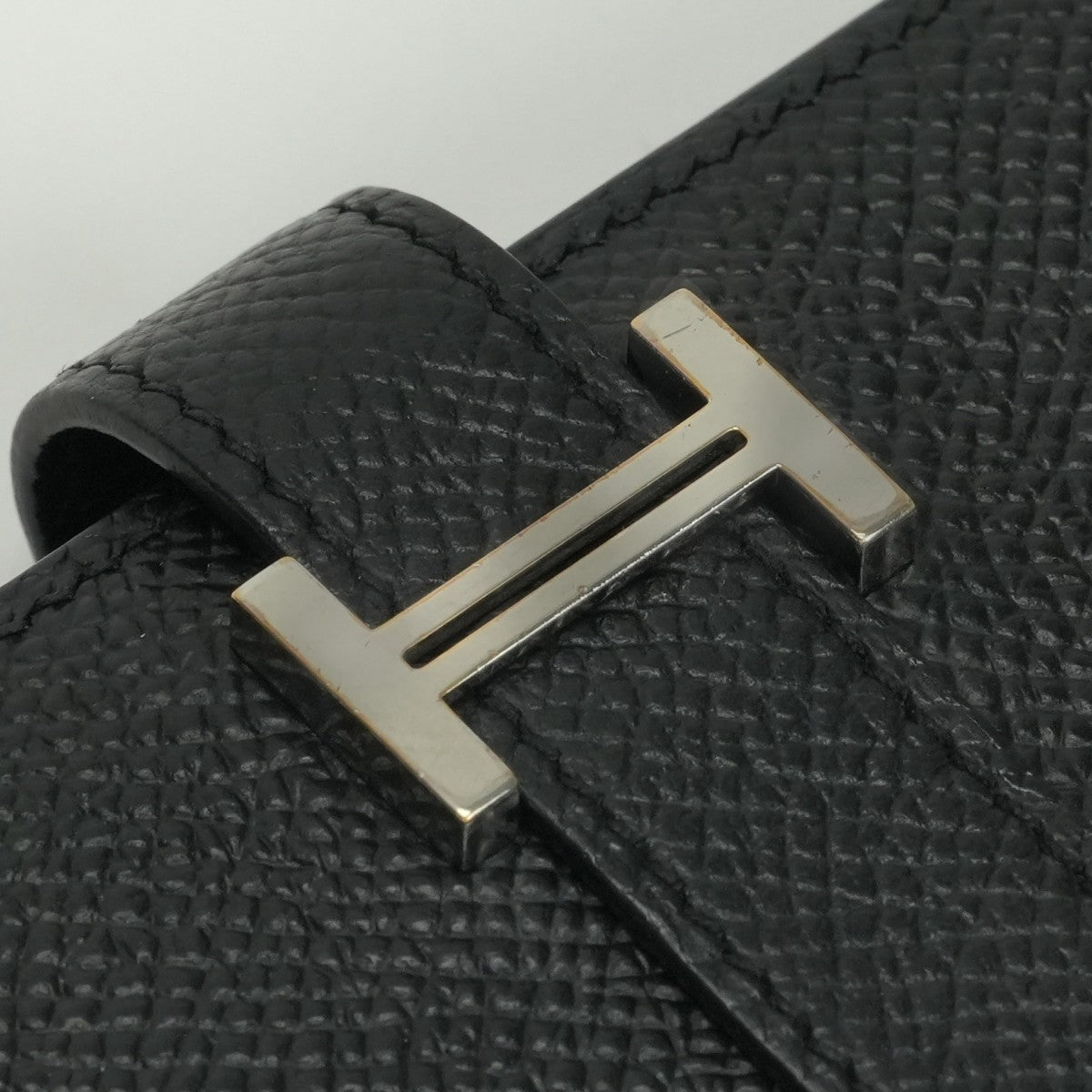 エルメス HERMES ベアンスフレ ベアン スフレ 財布 長財布 ロングウォレット エプソン ノワール Noir ブラック Black 黒 シルバー金具 ヴォーエプソン
