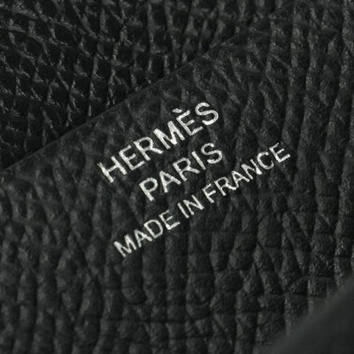 エルメス HERMES ベアンスフレ ベアン スフレ 財布 長財布 ロングウォレット エプソン ノワール Noir ブラック Black 黒 シルバー金具 ヴォーエプソン
