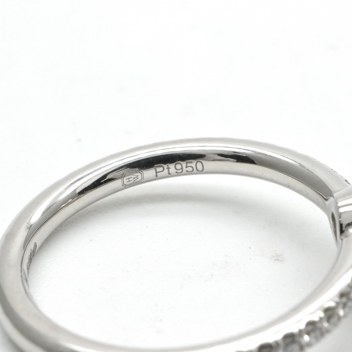 HARRY WINSTON 해리 윈스턴 라운드 컷 마이크로 포장 반지 라운드 컷 마이크로 포장 반지 해리 윈스턴 링 PT950 실버 약혼 반지 약혼 반지 플래티넘 다이아몬드
