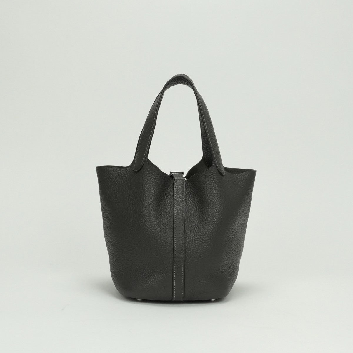 エルメス HERMES ピコタンロックPM ピコタンロック PM バッグ トートバッグ トリヨンクレマンス エタン Etain グレー gray シルバー金具 ハンドバッグ ピコタン ピコタンPM