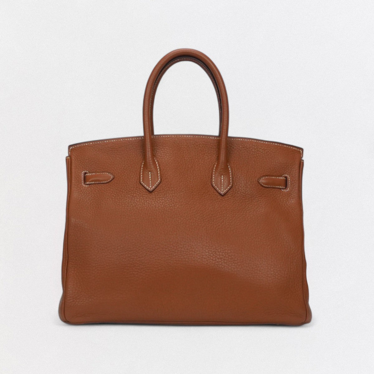 エルメス HERMES バーキン35 バーキン 35 バッグ トートバッグ トリヨンクレマンス ゴールド Gold ブラウン 茶 シルバー金具 ハンドバッグ