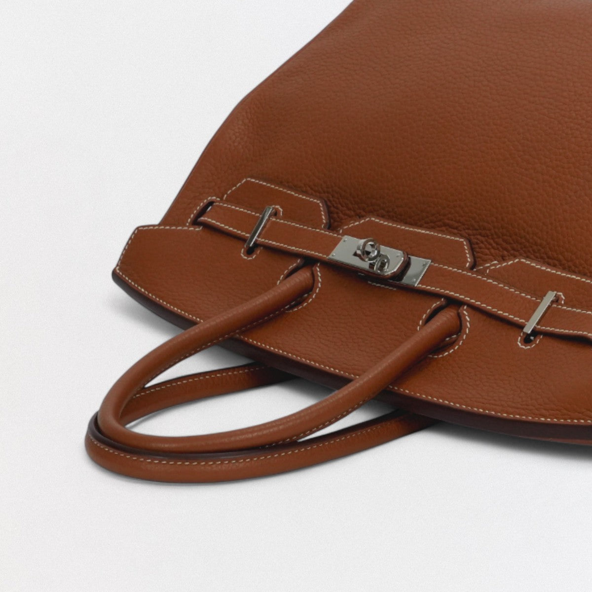 エルメス HERMES バーキン35 バーキン 35 バッグ トートバッグ トリヨンクレマンス ゴールド Gold ブラウン 茶 シルバー金具 ハンドバッグ