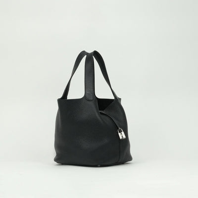 エルメス HERMES ピコタンロックMM ピコタンロック MM ピコタンロック22 バッグ トートバッグ トリヨンクレマンス ノワール Noir ブラック black 黒 シルバー金具