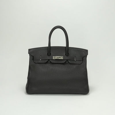 エルメス HERMES バーキン35 バーキン 35 バッグ トートバッグ フィヨルド グラファイト Graphite グレー Gray シルバー金具 ハンドバッグ