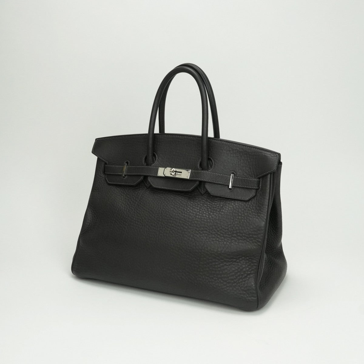 エルメス HERMES バーキン35 バーキン 35 バッグ トートバッグ フィヨルド グラファイト Graphite グレー Gray シルバー金具 ハンドバッグ