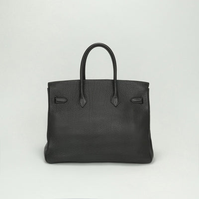 エルメス HERMES バーキン35 バーキン 35 バッグ トートバッグ フィヨルド グラファイト Graphite グレー Gray シルバー金具 ハンドバッグ