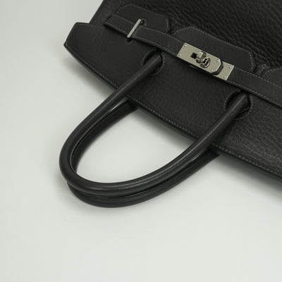 エルメス HERMES バーキン35 バーキン 35 バッグ トートバッグ フィヨルド グラファイト Graphite グレー Gray シルバー金具 ハンドバッグ