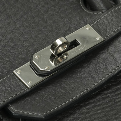 エルメス HERMES バーキン35 バーキン 35 バッグ トートバッグ フィヨルド グラファイト Graphite グレー Gray シルバー金具 ハンドバッグ