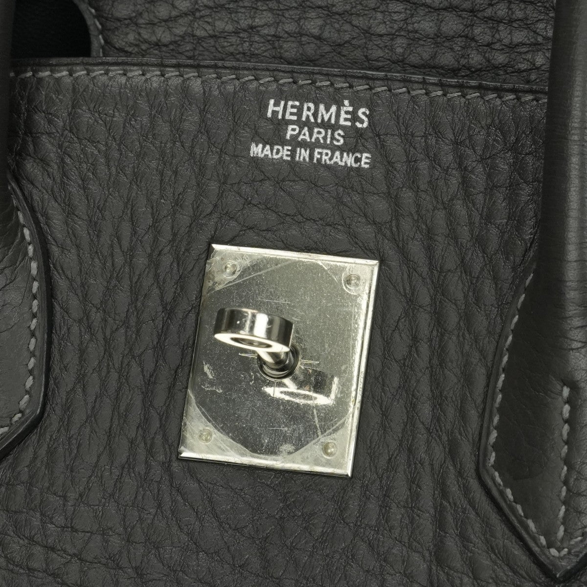 エルメス HERMES バーキン35 バーキン 35 バッグ トートバッグ フィヨルド グラファイト Graphite グレー Gray シルバー金具 ハンドバッグ