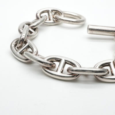 エルメス HERMES シェーヌ ブレスレット バングル カフ 925 銀