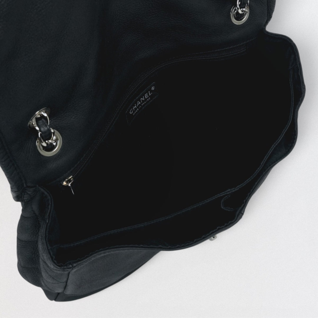 シャネル CHANEL マトラッセ バッグ ショルダーバッグ レザー ブラック