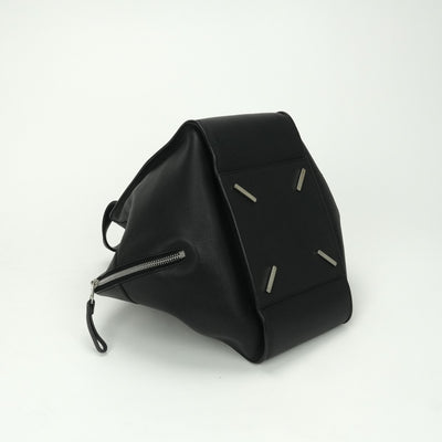 LOEWE LOEWE 해먹 작은 가방 토트 백 레더 블랙 흑실버 하드웨어 핸드백