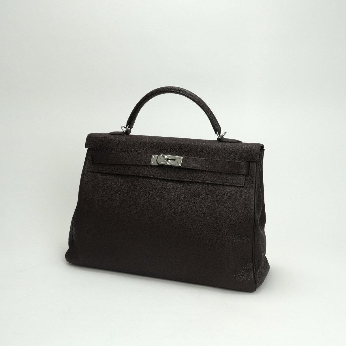 エルメス HERMES ケリー40 ケリー 40 バッグ トートバッグ ショルダーバッグ トゴ ショコラ Chocolate ブラウン Brown 茶 シルバー金具 ハンドバッグ 2way 内縫い V字金具 新型