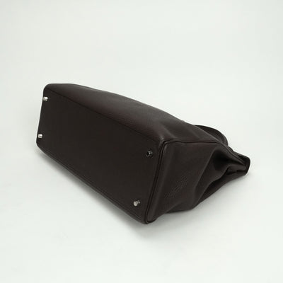 エルメス HERMES ケリー40 ケリー 40 バッグ トートバッグ ショルダーバッグ トゴ ショコラ Chocolate ブラウン Brown 茶 シルバー金具 ハンドバッグ 2way 内縫い V字金具 新型
