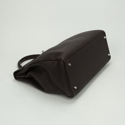 エルメス HERMES ケリー40 ケリー 40 バッグ トートバッグ ショルダーバッグ トゴ ショコラ Chocolate ブラウン Brown 茶 シルバー金具 ハンドバッグ 2way 内縫い V字金具 新型