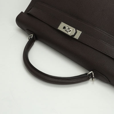 エルメス HERMES ケリー40 ケリー 40 バッグ トートバッグ ショルダーバッグ トゴ ショコラ Chocolate ブラウン Brown 茶 シルバー金具 ハンドバッグ 2way 内縫い V字金具 新型