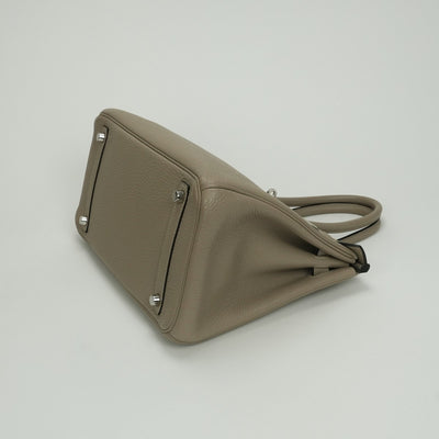エルメス HERMES バーキン30 バーキン 30 バッグ トートバッグ トゴ トゥルティエールグレー Gristourterelle グレー Gray シルバー金具 ハンドバッグ