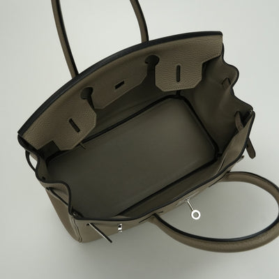 エルメス HERMES バーキン30 バーキン 30 バッグ トートバッグ トゴ トゥルティエールグレー Gristourterelle グレー Gray シルバー金具 ハンドバッグ