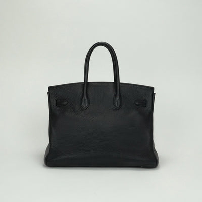 エルメス HERMES バーキン35 バーキン 35 バッグ トートバッグ トゴ ネイビー Navy ブルー Blue 紺 シルバー金具 ハンドバッグ