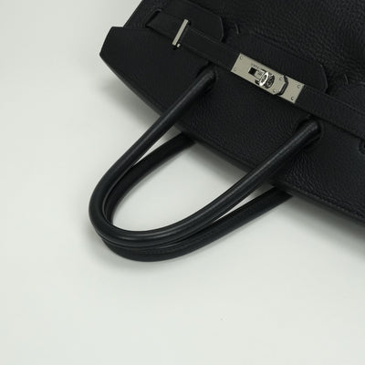エルメス HERMES バーキン35 バーキン 35 バッグ トートバッグ トゴ ネイビー Navy ブルー Blue 紺 シルバー金具 ハンドバッグ