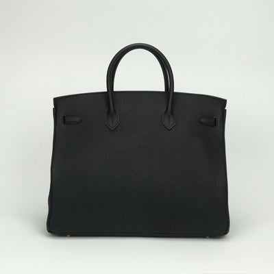 エルメス HERMES バーキン40 バーキン 40 バッグ トートバッグ トゴ ノワール Noir ブラック Black 黒 ゴールド金具 ハンドバッグ