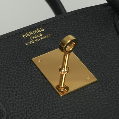 エルメス HERMES バーキン40 バーキン 40 バッグ トートバッグ トゴ ノワール Noir ブラック Black 黒 ゴールド金具 ハンドバッグ